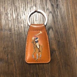 Ralph Lauren leather keychain